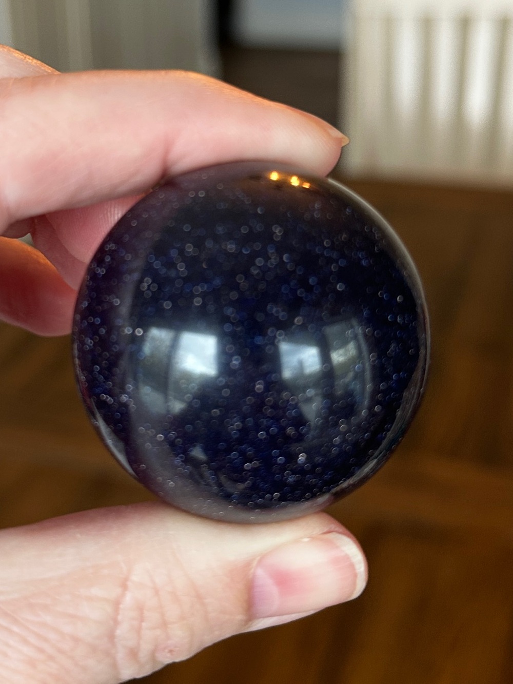 Goldstone Crystal Sphere